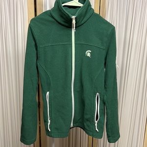 Columbia Women’s fleece Medium Jacket Michigan State Spartans